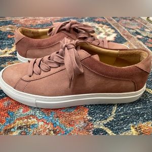 KOIO women’s sneakers mauve leather suede size 37 made in Italy